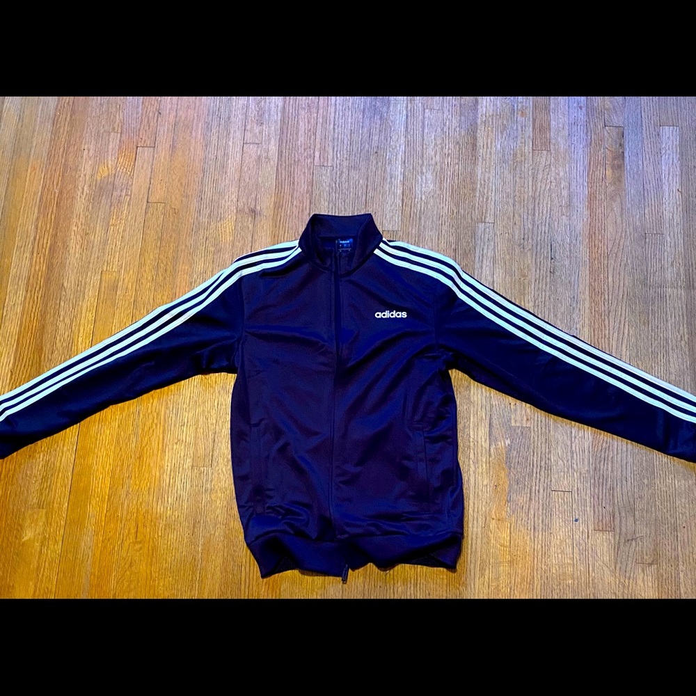 Adidas Men's  3-Stripes Tricot Track Jacket